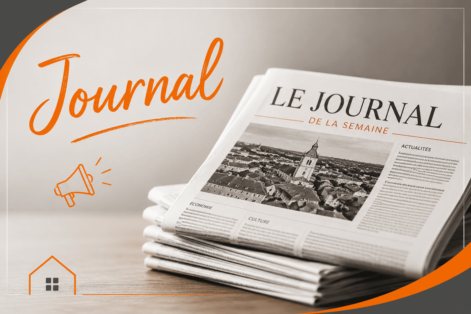Présentation commerciale dans le journal régional